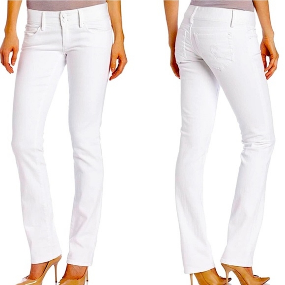 Lilly Pulitzer Denim - EUC White Lilly Pulitzer Worth Straight Jeans